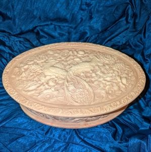 Genuine vintage incolay vanity/trinket/Jewelry box